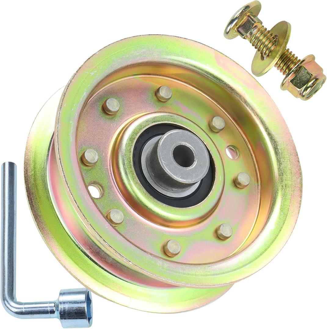 156493 Idler Pulley Replaces Craftsman 156493 Pulley, 532173901 Pulley, 532156493 173901 78-053 for Husqvarna YTH180 YTH1746 YTH2046 YTHK1746 GTH200 GTH225 GTVH200 GTVH205 HCYTH180 Tractors