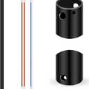 VIHOSE 36 Inch Ceiling Fan Downrod with Extension Cord 3 ft Black Downrod for Ceiling Fan 1 Inch Outside Diameter Not Threaded Suitable for a Wide Range of Fans