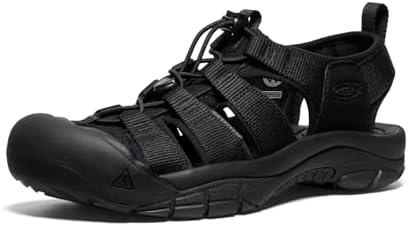 KEEN Women's Newport H2 Closed Toe Water Sandals, 8.5, Black