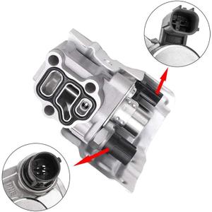 VTEC Solenoid Spool Valve w/Timing Oil Pressure Switch & Gasket Compatible with Honda Accord CR-V Element Civic Acura RSX Acura TSX Replacement# 15810-RAA-A01 15810-RAA-A03