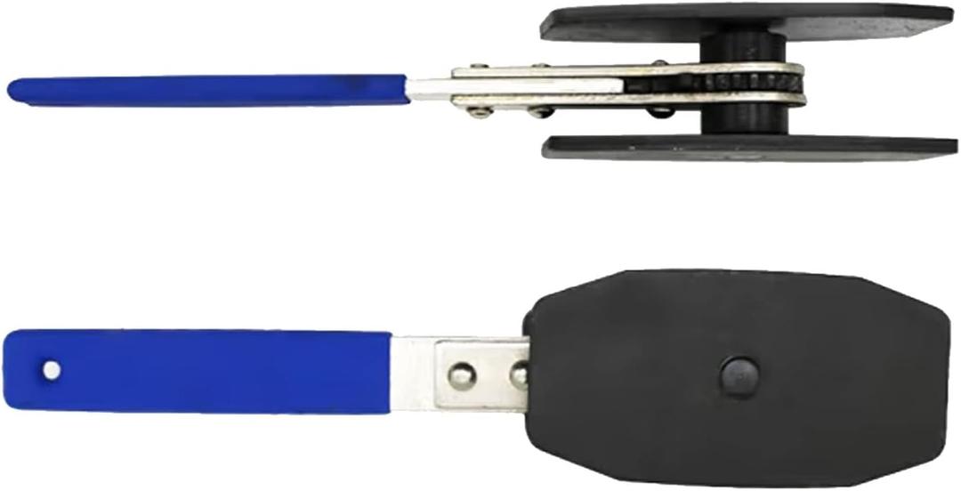 Acouto Brake Caliper Press Tool,360 Degree Swing Ratchet Brake Piston Spreader Compressor Wrench for Fixed Floating Calipers (Small, Blue)