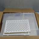 Kuject Large Shoe Organizers Storage Boxes for Closet, 12 Pack Clear Plastic Stackable Storage Bins with Lids, Under Bed Shoe Containers for Entryway, Fit up to Women's Size 10,Black,Off-white