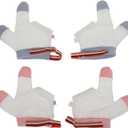 2 Pairs Thumb Sucking Guard Gloves Stop for Kids,Baby Anti Finger Sucking Gloves Breathable Washable Effective Nail Biting Treatment