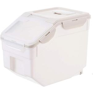 WINIAER Airtight Food Storage Containers, Large Capacity Pet Food Storage Container, Kitchen Pantry Storage Bin for Rice, Cereal, Flour, Snacks, 13.8 x 10.6 x 8.9 inches
