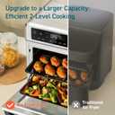 Cosori 11-in-1 Air Fryer Oven, 13Qt Small Footprint Airfryer combo with Rotisserie, Toast, Bake, Roast, Reheat Functions and more, Recipe Book & 6 Accessories Included, Perfect for Small Countertop