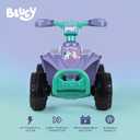 Bluey 6V ATV Quad for Kids - Powerful and Safe Ride-On Toy with Rechargeable Battery - Forward and Reverse Driving - Max Weight Capacity of 55 LBS - Ages 2-3 Years