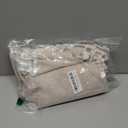 Linen Round Tablecloth 52 Inch Beige Washable Wrinkle Resistant Table Cloths with Tassels Farmhouse Decorative Burlap Fabric Table Cover for Wedding Camping Party Holiday