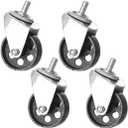 Transmission Jacks Casters, Cast Iron Caster Wheels, Transmission Jack Replacement Parts, Pack of 4