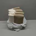 OIAHOMY 3 Pack Storage Baskets for Organizing, 13''X9.85''X8.7'' Storage Bins, Woven Basket with Handles, Toy Storage Bin, Stylish Room Decor Basket, white & Brown variegated