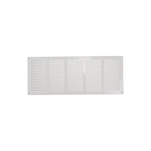 Repa Market White Air Vent Cover 32" x 8" Inch (Outer Dimensions) - Steel Return Air Grilles - for Ceiling and Sidewall - HVAC - with Protection Screen