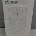 Air Ionizers, Plug in Negative Ion Air Purifier, Pet Odor Eliminator for Dogs/Cats, Ozone Free Quiet Air Freshener for Small Spaces/Cat Litter Room, Kitchen, Smoke Dust, Mini Air Cleaner (Pearl White)