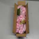 Large Real Touch Hydrangea Artificial Flowers with Stems, 8" Full Bloom Fresh Touch Faux Hydrangea Bouquet for Vase Decor, Wedding Centerpieces, Home Table Arrangement 25.5 Tall Pink Hydrangeas
