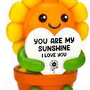 Agantree art You are My Sunshine Sunflower I Love You Gifts for Wife Women Mom Daughter Birthday for Girlfriend Women Her Coworker Friend Sister Coworker Christmas