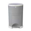 Diaper Dekor Plus Hands-Free Diaper Pail | Largest & Easiest to Use | Just StepDropDone | Doesnt Absorb Odors | Quick Bag Change | Great for Cloth Diapers | 70% Recycled Materials | EKO Gray