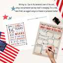Sweet 16 Birthday Gifts for Girls Boys, Happy 16 Birthday card for Her Him, Cool 16 Year Old Party Decoration for Son, Daughter (WY-286)