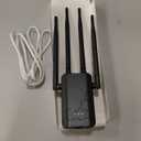 WiFi Extender Internet Booster, Long Range Repeater Wireless Routers Amplifier, 1 Tap Setup, Mesh Wi-Fi 80% Faster | Broader Than Ever, Support More Network Devices at Home