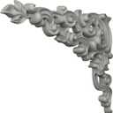 Ekena Millwork 11 3/4"W x 15 3/4"H x 1 3/8"P Kinsley Onlay, Left