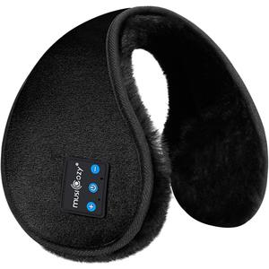 MUSICOZY Bluetooth Headphones Earmuffs Ear Warmers Wireless Headphones Earmuffs, Built-in HD Speakers and Microphone with Carry Bag for Biking Running Cool Tech Gadgets Gifts for Winter
