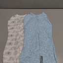 SwaddleMe by Ingenuity Compression Baby Swaddle Pod, Two-Way Zipper for Easy Diaper Changes, Improves Sleep & Calms Startle Reflex, 0-2 Months, 1.0 TOG, 2-Pack - Dino Jam