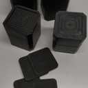 Bed Risers Furniture Risers Heavy-Duty Rectangular Adjustable Block Lift to 3 inches and 4.3 inches Desk, Sofa, Chair Legs, Refrigerator, Washing Machine Support up to 4000 pounds