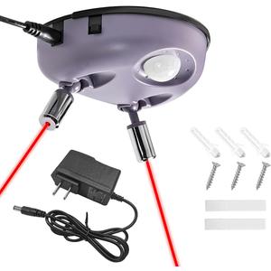 Dual Laser Garage Parking Assist Guide, 360-Degree Adjustable Parking Sensor with AC Adapter, Stop Indicator Light Distance System Wider Angles Park Assistance for Car SUV