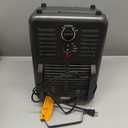 EZ-HEAT 1,500-Watt Portable Milkhouse Style Utility Space Heater with Adjustable Thermostat, Overheat Protection, and Safety Tip-Over Switch, Speckled Gloss, MTFH-01C