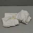 Cuddl Duds Girls Heavyweight Cold Weather Fleece Lined Thermal Set  Long Sleeve Shirt & Leggings  Long Johns for Kids (Large, Off-white)