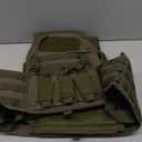 MGFLASHFORCE Tactical Vest Molle Airsoft Vest for Men (Green)