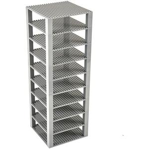 Strictly Briks Compatible with Lego Classic Stackable Baseplates, Building Briks for Towers, Shelves, and More, 100% Compatible with All Major Brands, Gray, 10 Base Plates & 40 Stackers, 6x6 Inches Strictly Briks Compatible with Lego Classic Stackable Baseplates, Building Briks for Towers, Shelves, and More, 100% Compatible with All Major Brands, Gray, 10 Base Plates & 40 Stackers, 6x6 Inches