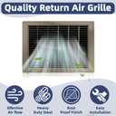 30x8 Floor Return Air Grille Fit 8x30 30x8 Duct Opening,Floor Vent Cover