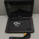 11.5" Portable DVD Player with 9.5" Swivel Screen, 5-Hours Rechargeable Battery,Car DVD Player for Kids,Support CD/DVD/SD Card/USB,Regions Free,Dual Speakers,Black