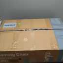 Sweetcrispy Computer Gaming Chair - High Back Ergonomic Desk Chair with Footrest and Lumbar Support, Height Adjustable Task Chair with Linkage Armrests and Headrest, 360 Swivel Wheels, Black