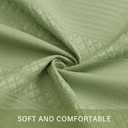 Sage Green Boho Small Stall Shower Curtain 36 x 72, Farmhouse Narrow Half Size Fabric Shower Curtains for Modern Bathroom Decor, Bohemian Tufted Textured Cloth Shower Curtain 36 inch