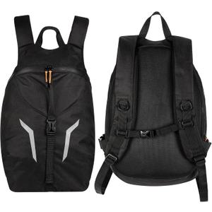 Large Capacity Motorcycle Backpack with Reflective Strips and Double Zippers  Water-Resistant Travel Backpack with Laptop Pocket for Outdoor Camping, Hunting, Trekking and Daily Use