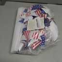 The Dreidel Company USA Flag Pinwheel, Stars and Stripes, Patriotic, Party Decorations, 6" Inches (12-Pack)