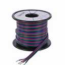 4 Core Cable 22awg Electrical Wire 40 Feet 4 Pin RGB Extension Cable Line Cord 4 Color for Single LED Strip Light