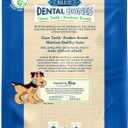 Blue Buffalo Mini Dental Bones, 12 oz, 44 Mini Bones | Cleans Teeth, Parsley Freshens Breath, Peas & Blueberries For Digestion Support, For Dogs 5 to 15 lbs. (EXP 04/06/26)