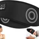 MUSICOZY Sleep Headphones Soft Bamboo Cotton Headband Headphones for Sleeping, Sleep Headphone Wireless Bluetooth 5.4 with Ultra-Thin HD Stereo Speaker for Unique Gifts(Classic Black)