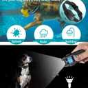 Dog Shock Collar with Remote Control - Rechargeable Dog Training Collar, IPX7 Waterproof E Collar for Dogs with 4 Safe Modes Flashlight Beep Vibration Shock Ideal for All Dog Sizes (8-150lbs) Gry