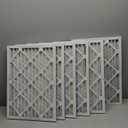 Aerostar 16x16x1 MERV 6 Pleated Air Filter, AC Furnace Air Filter, 6 Pack (Actual Size: 15 3/4"x15 3/4"x3/4")