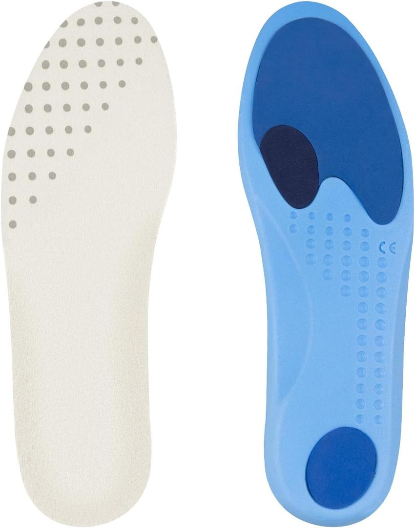 Inserts for Vionic Shoes Replacement, Cuttable Arch Support Orthotic Insoles for Women Trim to Fit (M (for Women 8.5-10 / Men 7.5-9))