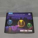 Govee Outdoor Clear Bulb String Lights, 48ft RGBWIC Outdoor Lights with 15 Dimmable Warm White LED Bulbs, 111 Scene Modes for Patio, Backyard, IP67 Waterproof, Compatible with Alexa, Google & Matter