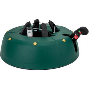 Christmas Tree Stand with Water Reservoir, Foot Press Easy Setup, Fits up to 8ft Real Tree with 5.1" Diameter, Equipped with Water Level Indicator, No Assembly Needed