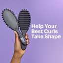 Wet Brush Curl Shaper Detangler Brush, Black, Curl Defining for Curly and Coily Hair Types, IntelliFlex Bristles Detangle for Frizz-Free Shaping, Made for Women, Men & Kids