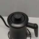 Hamilton Beach Compact 20 oz. / 0.6 Liter Gooseneck Electric Kettle for Boiling Water, Pour Over Coffee, Tea, Ultra Fast Heating With 1200 Watts, Stainless Steel BPA-Free Interior, Black (41045)