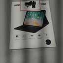 Keyboard Case for iPad 9.7 inch 6th/5th Generation, 2018/2017 Model, Air 2(2014)-Magnetic Detachable Wireless Keyboard-Flip Stand Case with Pencil Holder for iPad 9.7 (Black)