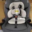 Graco Slimfit 3-in-1 Convertible Car Seat, Slim Car Seat with Space-Saving Design, Highback Booster Seat with 10-Position Headrest, Rear Facing and Forward Facing Carseat, Darcie MFD: 06-09-25