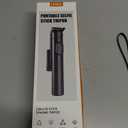 Selfie Stick Travel Tripod for Cell Phone with Remote Control and Phone Holder, Extendable Selfie Stick for iPhone, iPhone Tripod for Video Recording, 50 Inch, Black