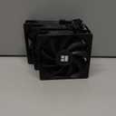 Thermalright TL-C12C X3 CPU Fan 120mm Case Cooler Fan, 4pin PWM Silent Computer Fan with S-FDB Bearing Included, up to 1550RPM Cooling 3 Quantities