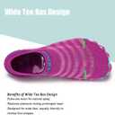 TOLLN Quick-Dry Barefoot Water Shoes for Men, Women & Youth  Versatile Aqua Socks for Beach, Pool, Kayaking, Hiking, Surfing, Yoga & Outdoor Sports (8.5 Women/7.5 Men, Purple)